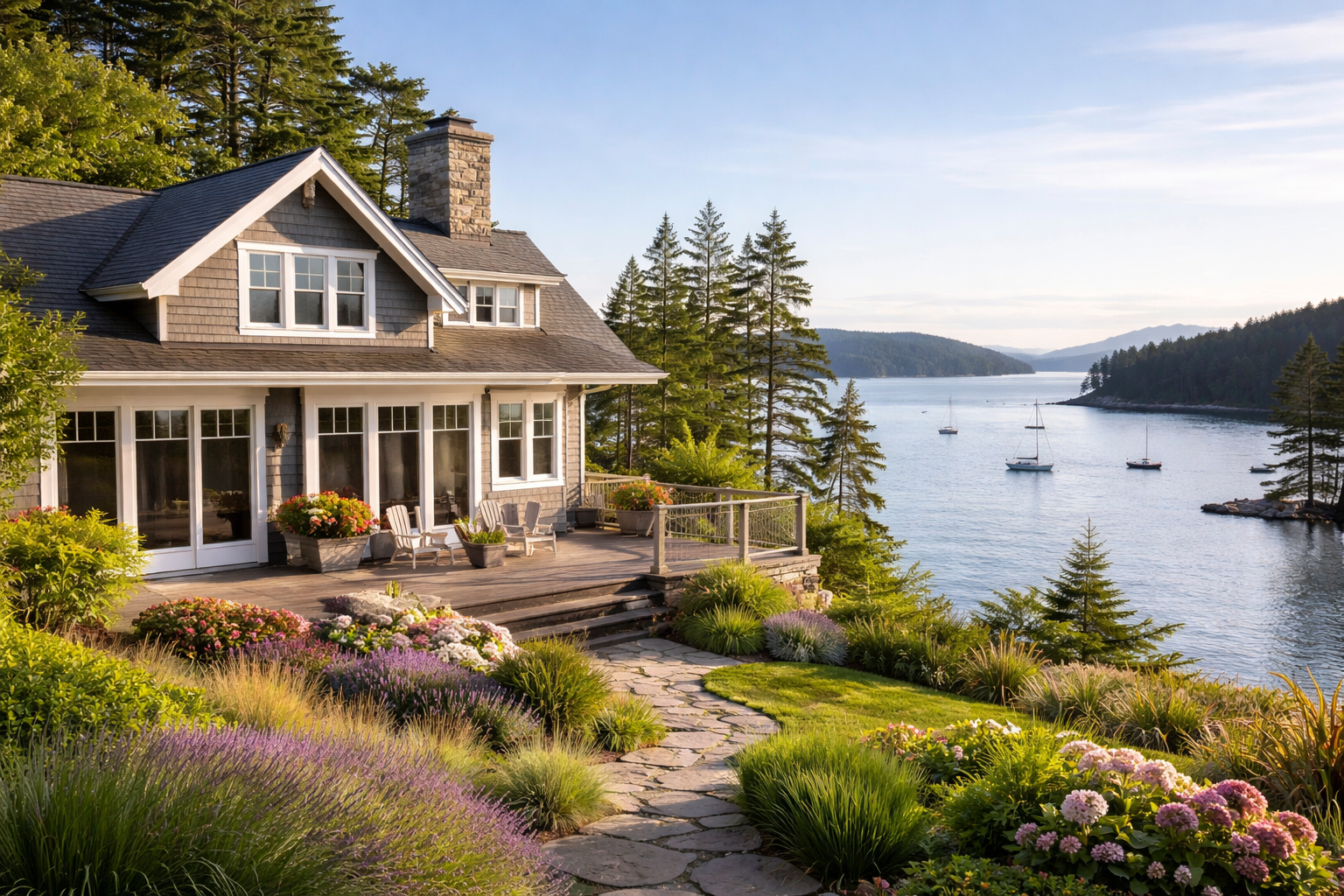 San Juan Island coastal home